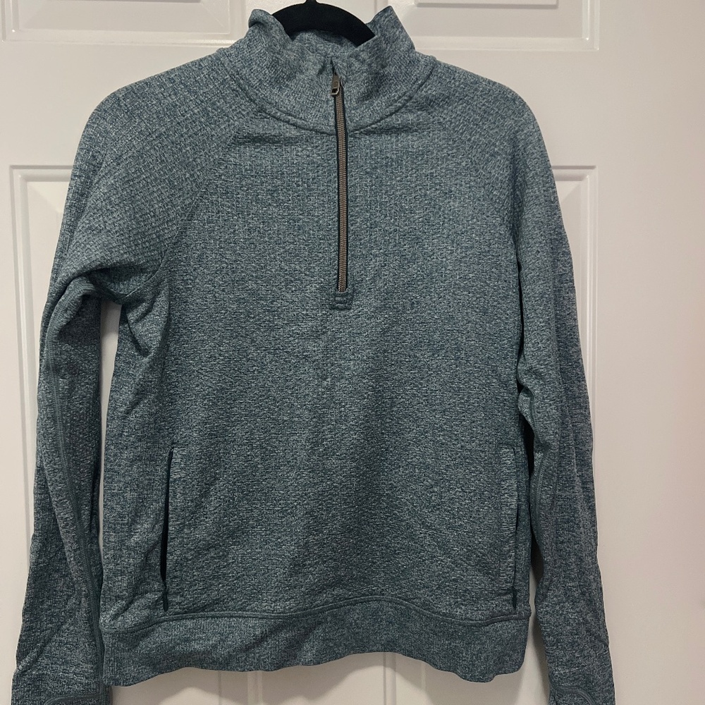 Blue gray Lululemon 1/2 zip